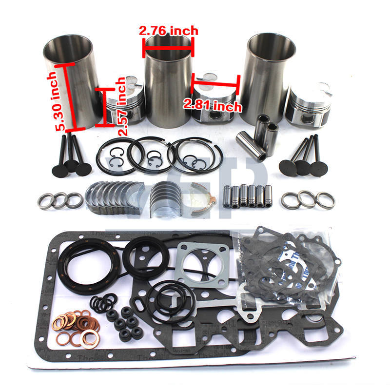 3TNA72UJ 3TNA72 Rebuild Kit For Yanmar Engine Loader Forklift Tractor