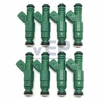 0280155968 Aftermarket New Green Giant Fuel Injectors For Bosch Chevrolet Ford LS1 LS6 440cc (8 pieces)