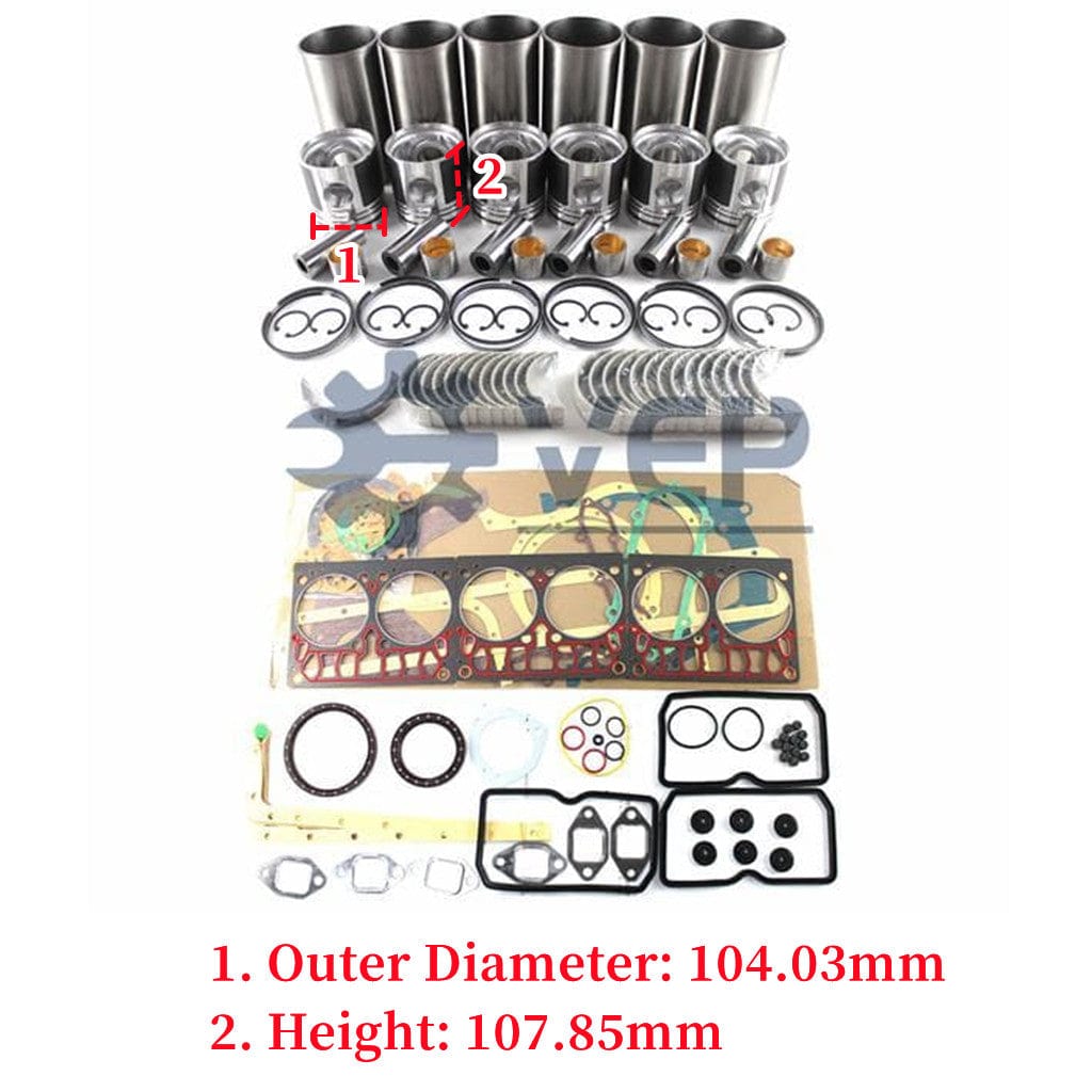 Cat C6.6 Engine Overhaul Rebuild Kit for Caterpillar Engine Parts VEP